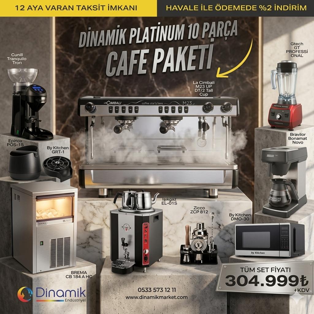 Dinamik Platinum Profesyonel 10 Parça Cafe Kurulum Paketi